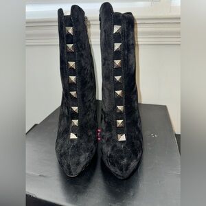 High Heel Studded Boots